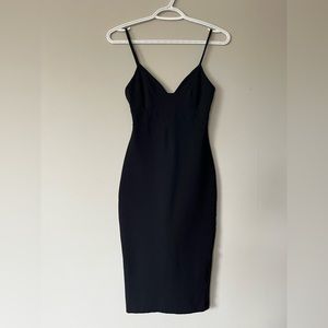 Lulus Black Bodycon Midi Dress
